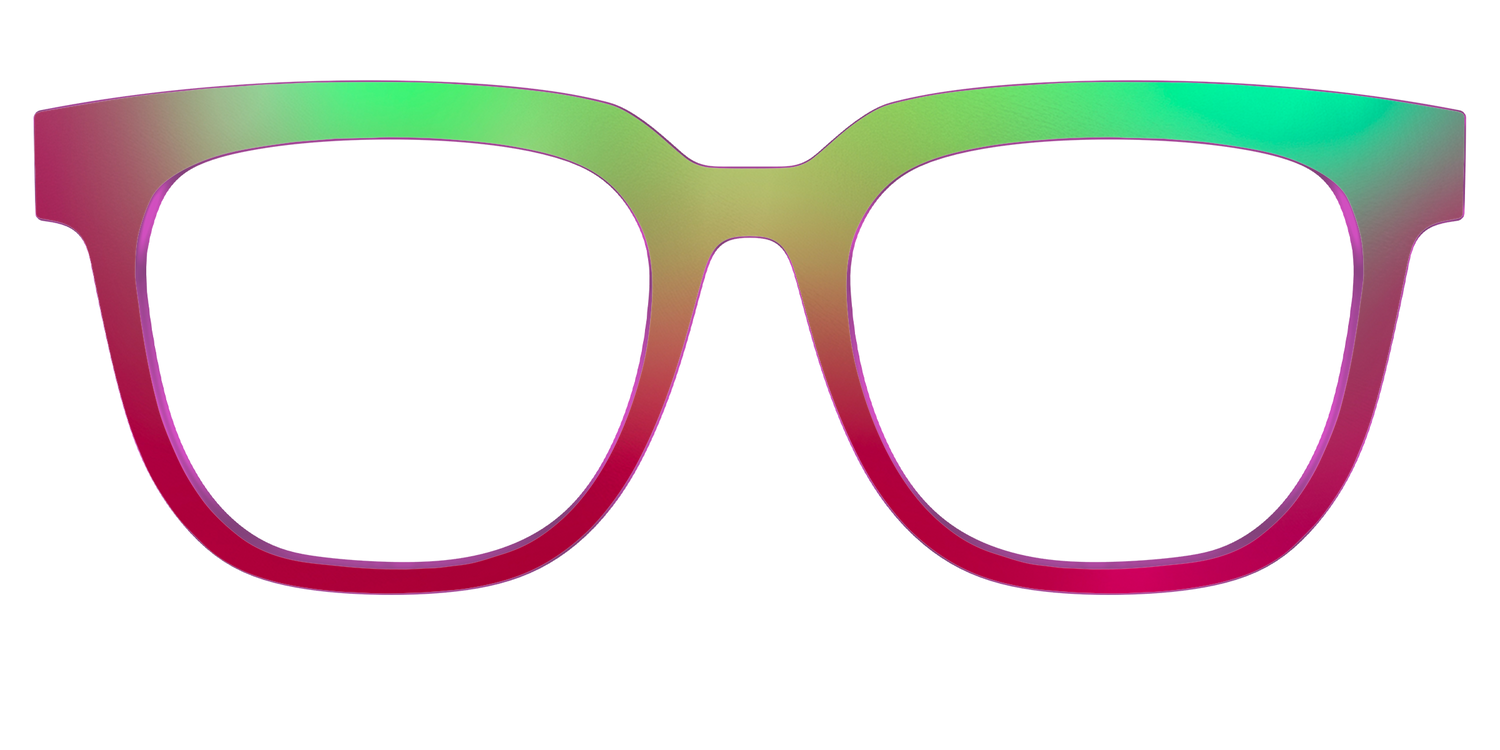 The Guava Ombre - Front Top Image - Pair Eyewear