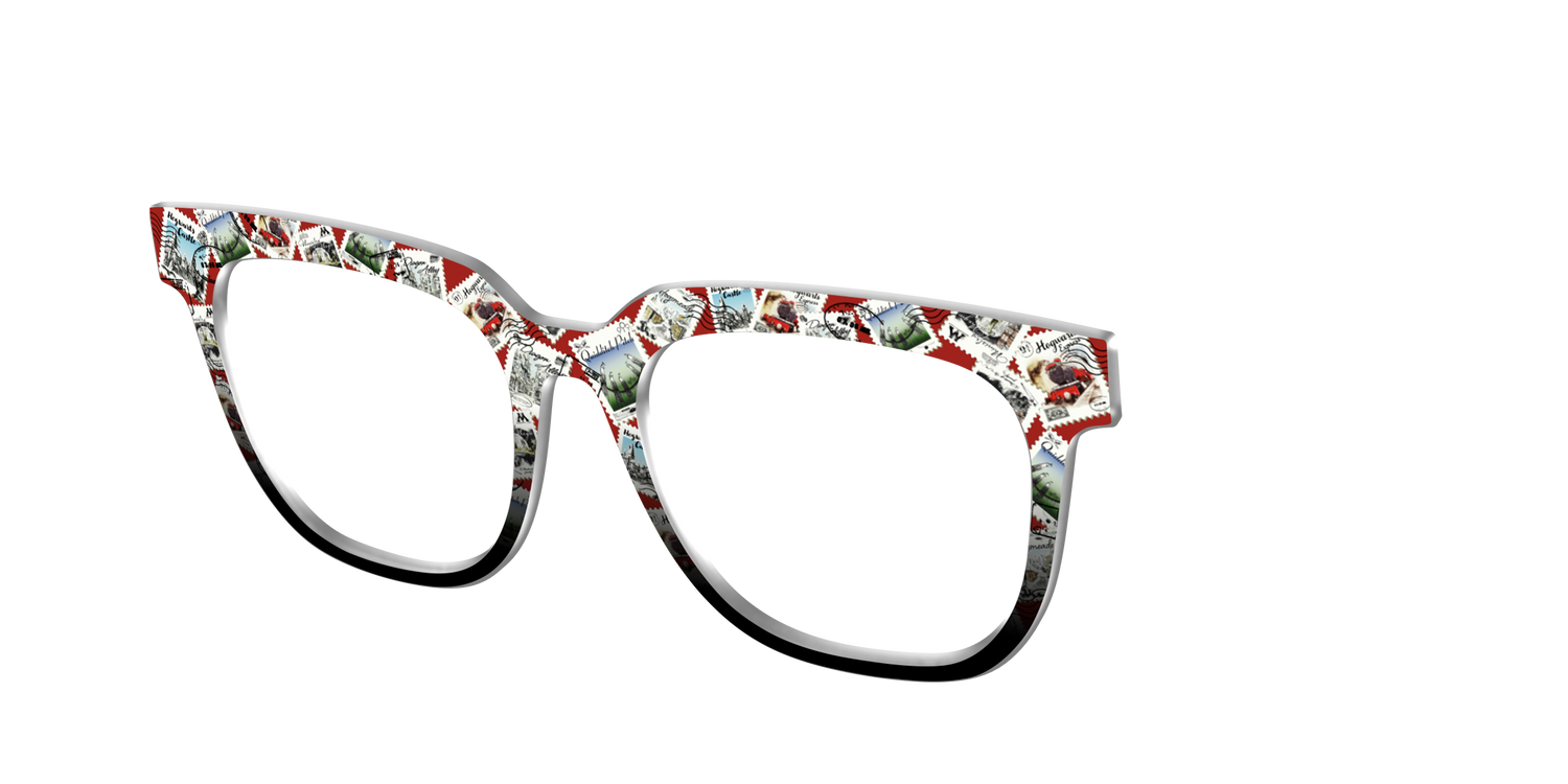 The Hogwarts™ Stamps - Angle Top Image - Pair Eyewear