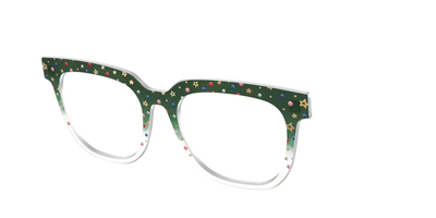 The Holiday Bauble with Foil Crystal - Angle Top Thumbnail - Pair Eyewear