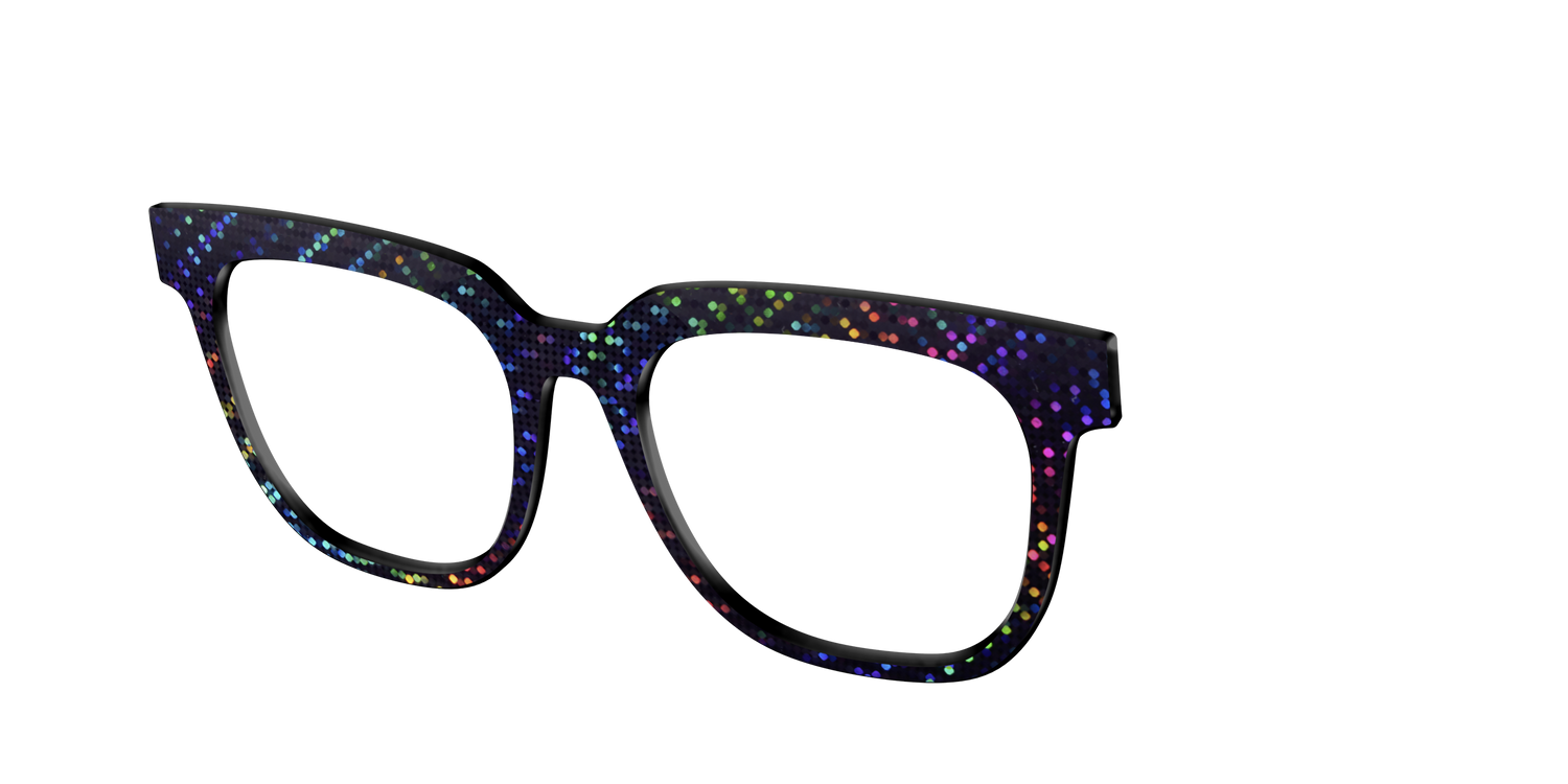 The Holographic Dots - Angle Top Image - Pair Eyewear