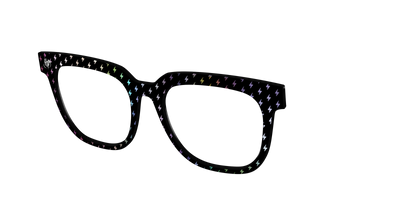 The Holographic Lightning Bolts - Angle Top Thumbnail - Pair Eyewear