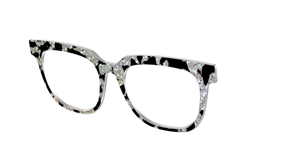 The Holographic Mottled Tortoise - Angle Top Image - Pair Eyewear