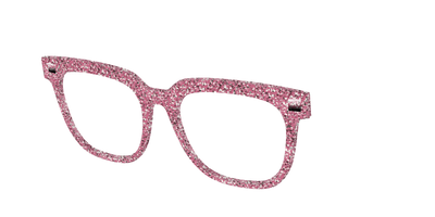 The Hot Pink Sparkle - Angle Top Thumbnail - Pair Eyewear