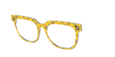 The Hufflepuff™ Plaid - Angle Top Thumbnail - Pair Eyewear