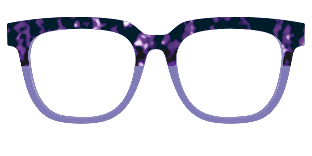 The Iris Tortoise Crystal Split - Front Top Image - Pair Eyewear