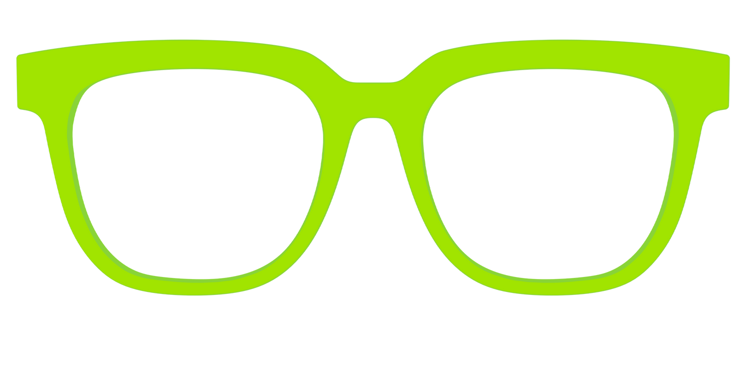 The Lime Green - Front Top Image - Pair Eyewear