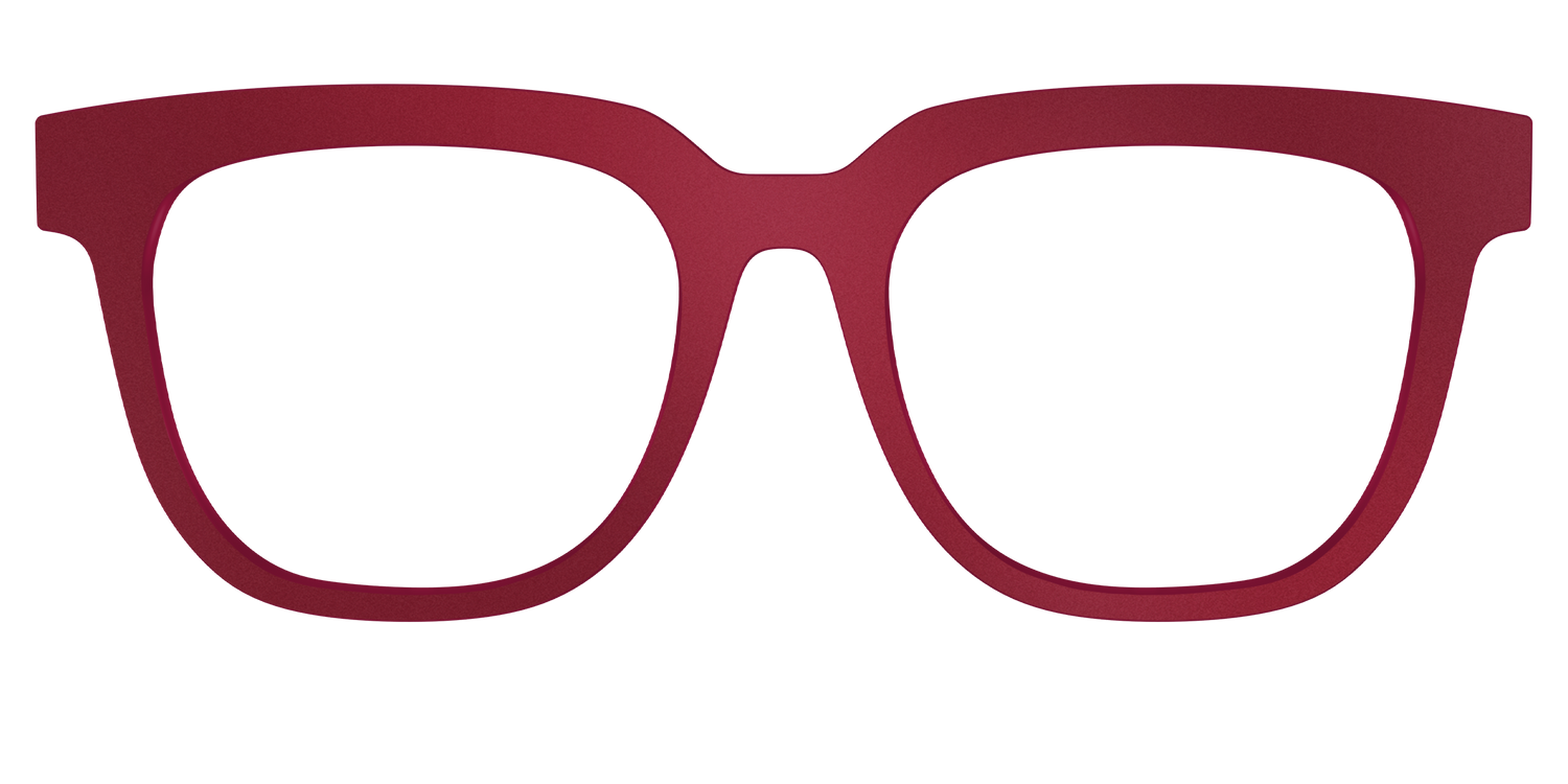 The Matte Burgundy - Front Top Image - Pair Eyewear