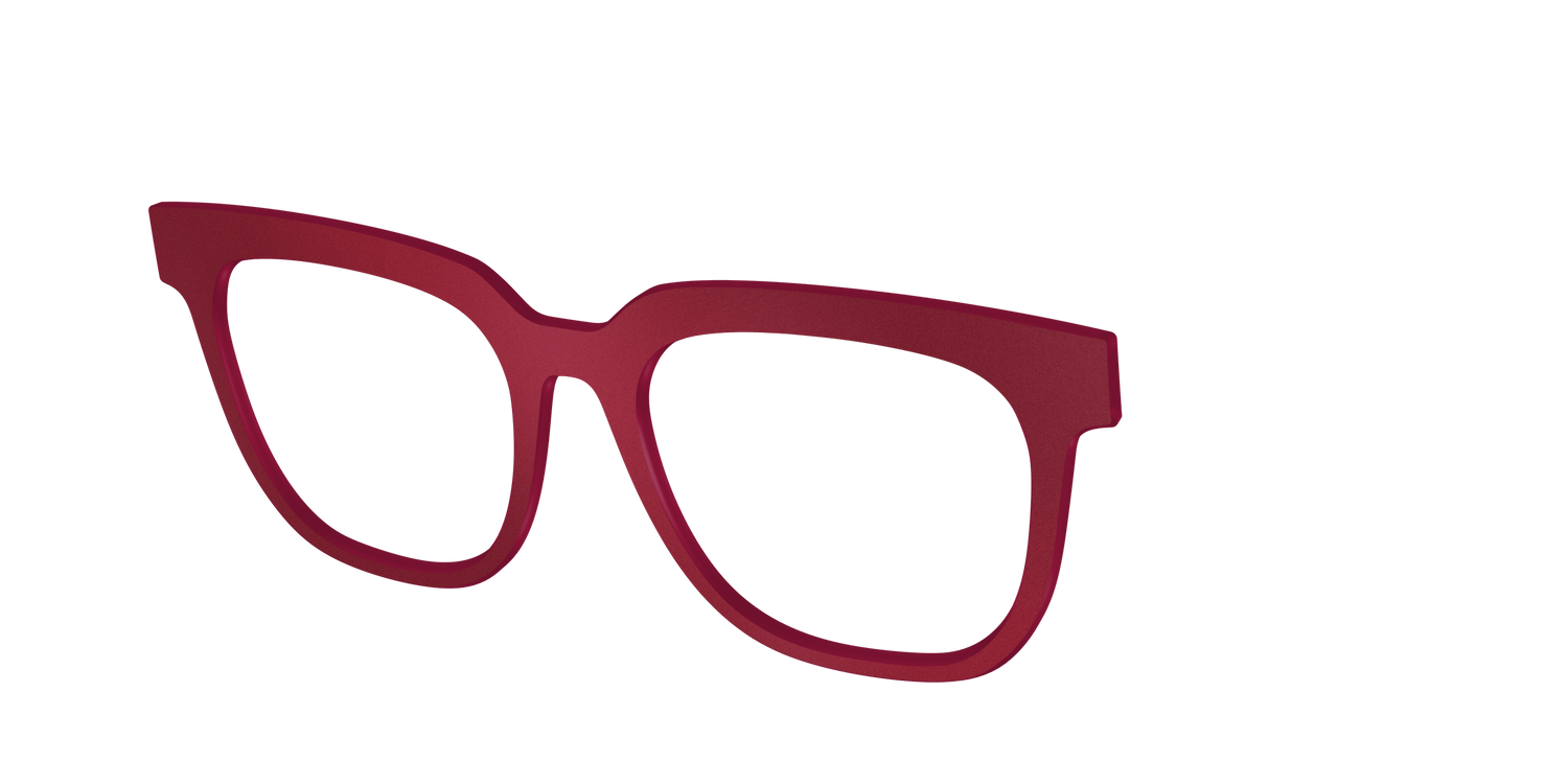 The Matte Burgundy - Angle Top Image - Pair Eyewear