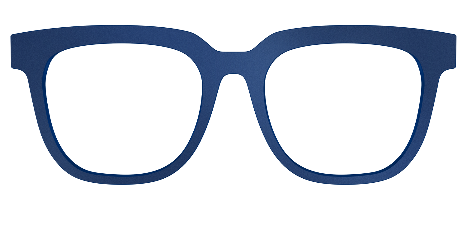 The Matte Navy - Front Top Image - Pair Eyewear