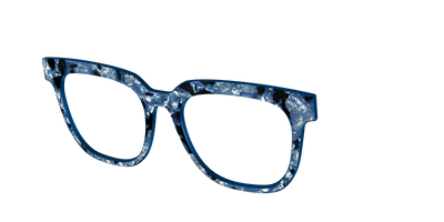 The Midnight Blue Pearl Tortoise - Angle Top Thumbnail - Pair Eyewear