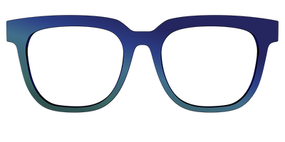 The Peacock Ombre - Front Top Thumbnail - Pair Eyewear