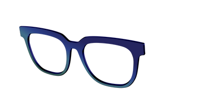 The Peacock Ombre - Angle Top Thumbnail - Pair Eyewear