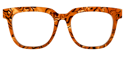 The Pumpkin Pearl Swirl - Front Top Thumbnail - Pair Eyewear