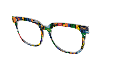 The Quidditch Patchwork - Angle Top Thumbnail - Pair Eyewear