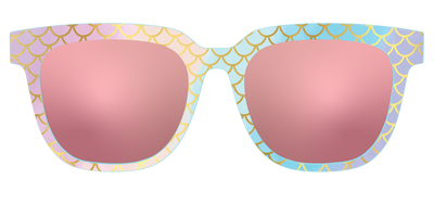 The Polarized Rainbow Mermaid Sun Top - Front Top Thumbnail - Pair Eyewear