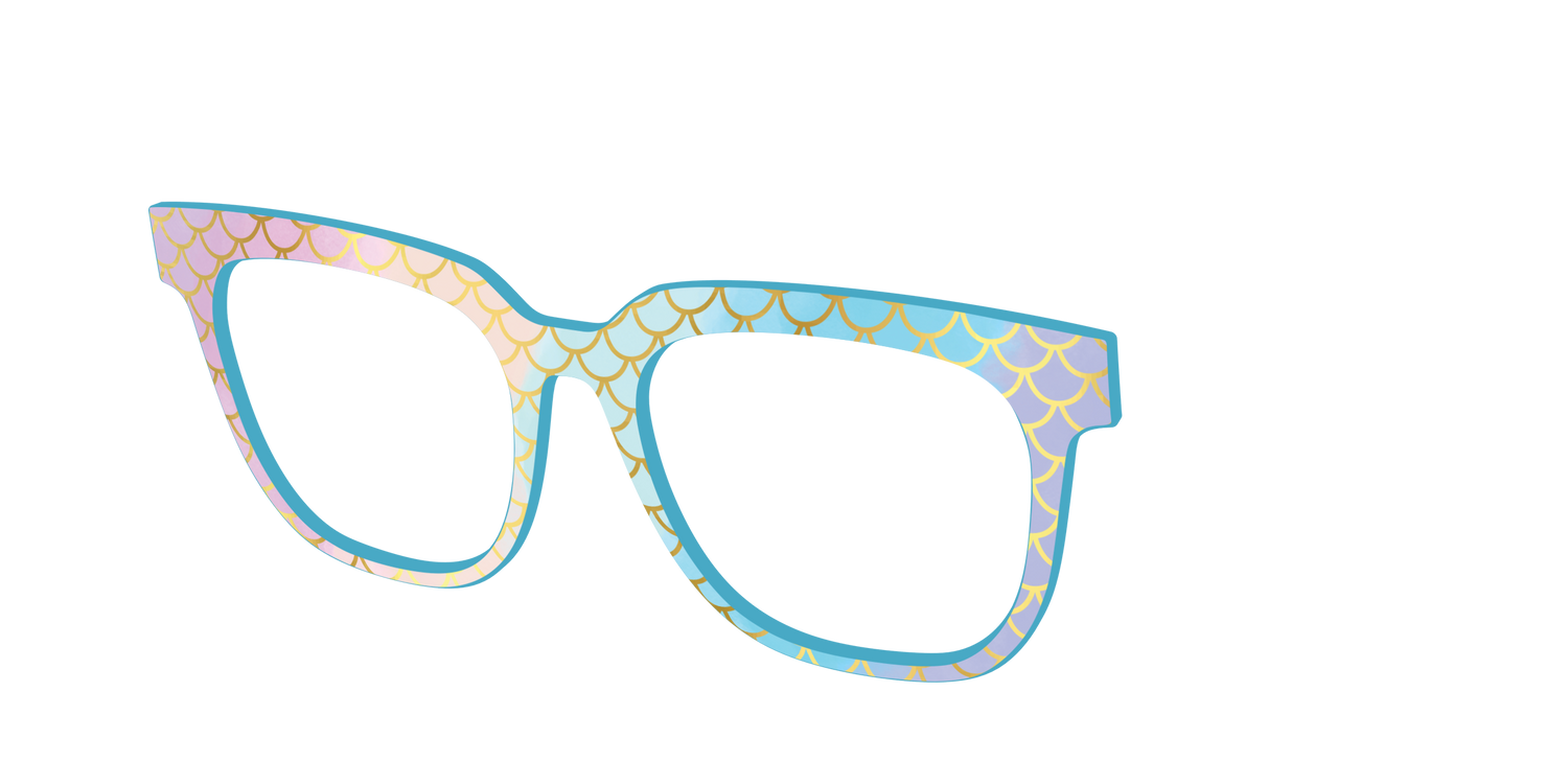 The Rainbow Mermaid - Angle Top Image - Pair Eyewear