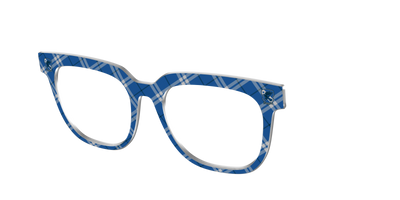 The Ravenclaw™ Plaid - Angle Top Thumbnail - Pair Eyewear