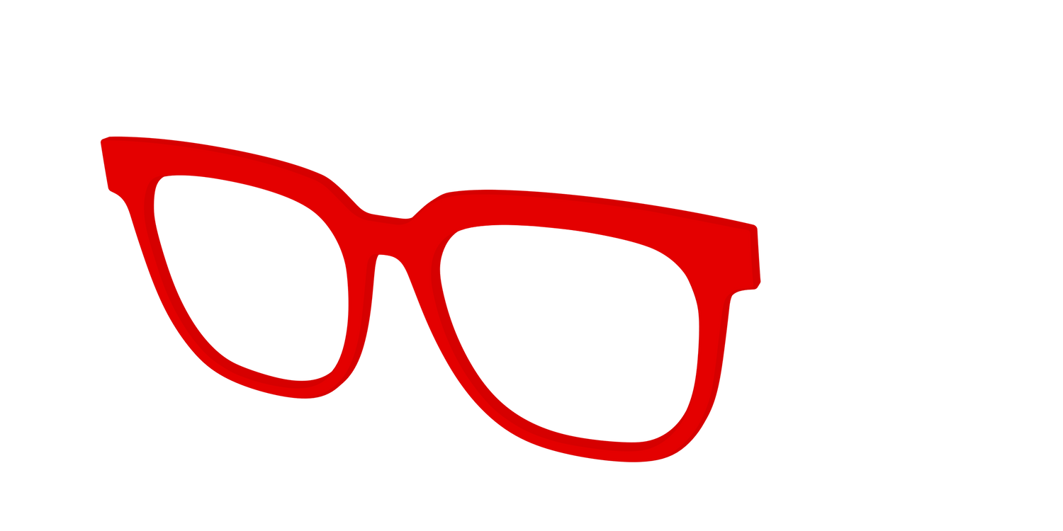 The Red - Angle Top Image - Pair Eyewear