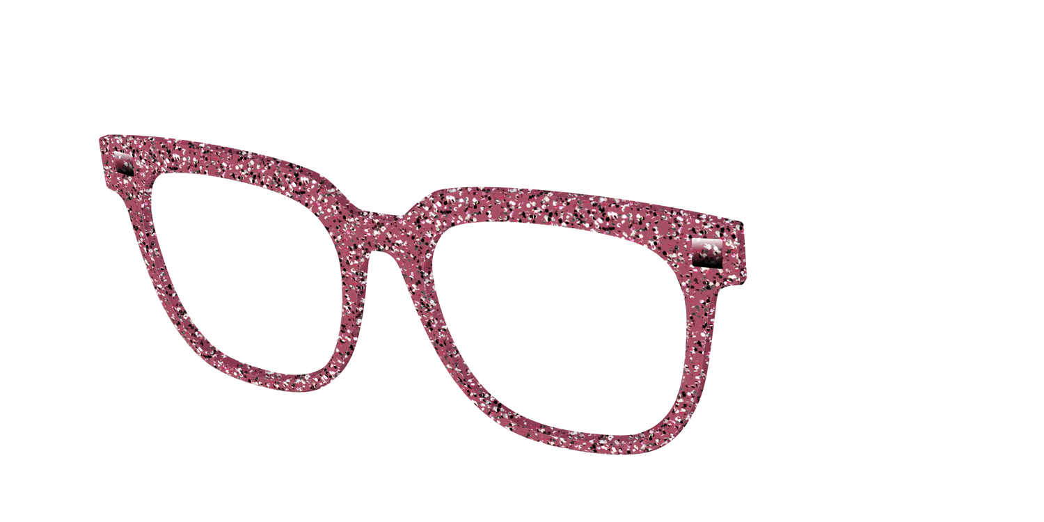 The Ruby Sparkle - Angle Top Image - Pair Eyewear