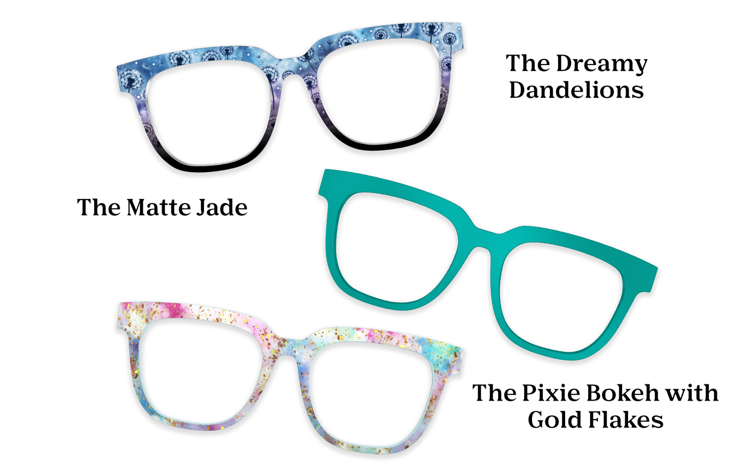 The Payton - Seafoam Clear - Pairing Set - Pair Eyewear