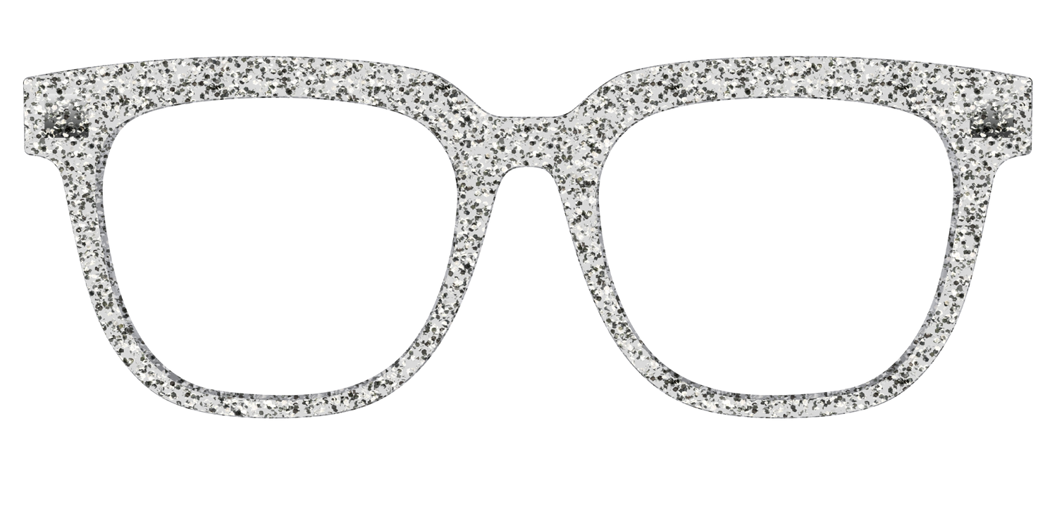 The Silver Sparkle - Front Top Image - Pair Eyewear