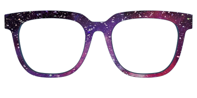 The Twilight Sky with Holographic Glitter - Front Top Thumbnail - Pair Eyewear