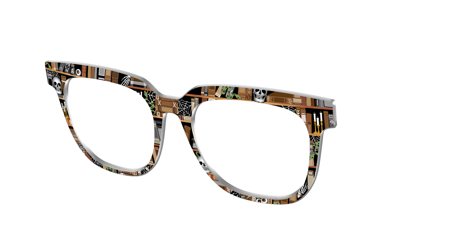 The Wicked Bookcase - Angle Top Image - Pair Eyewear