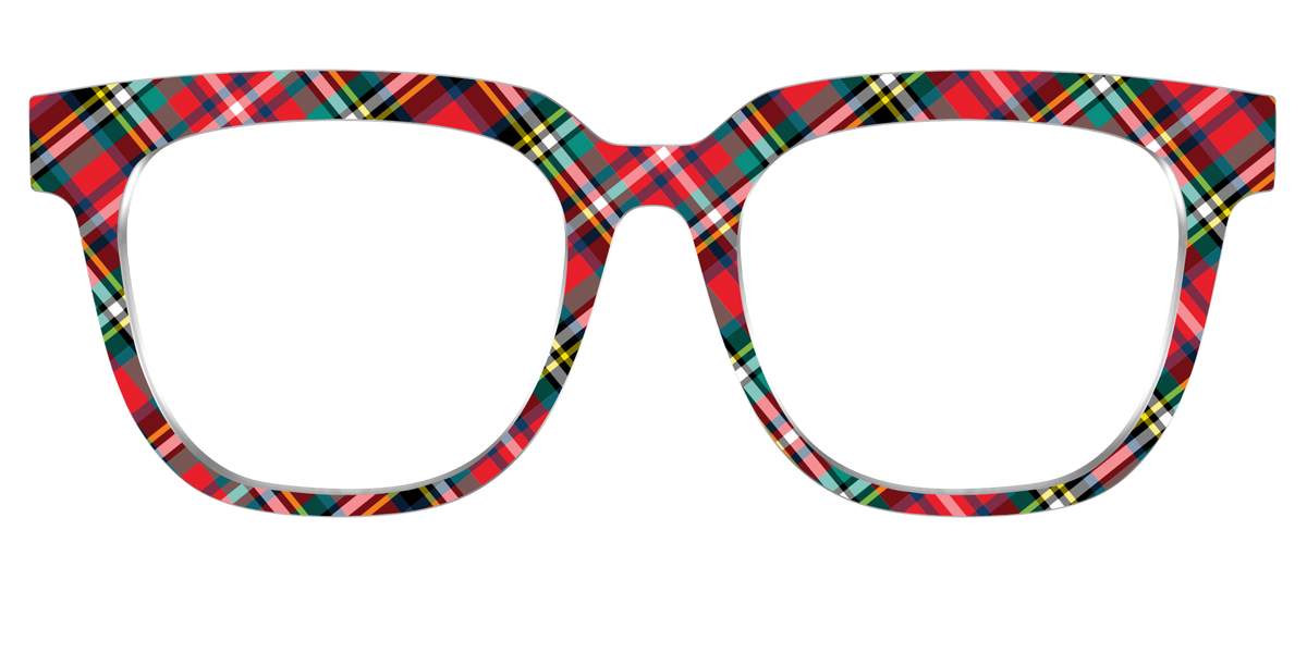 The Winter Plaid - Front Top Image - Pair Eyewear