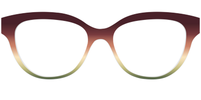 The Acorn to Moss Gradient - Front Top Thumbnail - Pair Eyewear