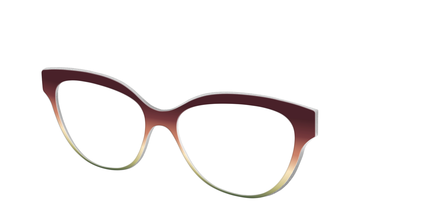 The Acorn to Moss Gradient - Angle Top Image - Pair Eyewear