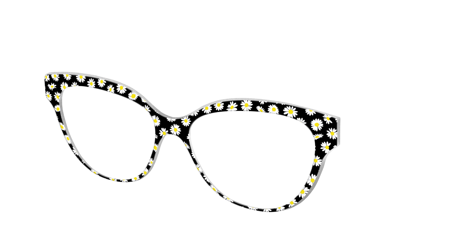 The Black Daisy - Angle Top Image - Pair Eyewear