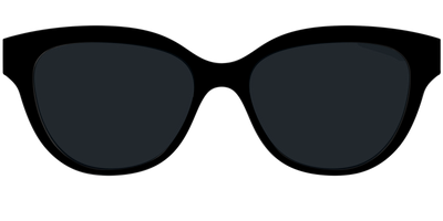 The Non-Polarized Black Sun Top - Front Top Thumbnail - Pair Eyewear