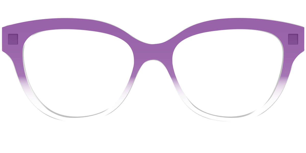 The Grape Gradient Crystal - Front Top Image - Pair Eyewear