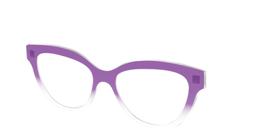 The Grape Gradient Crystal - Angle Top Thumbnail - Pair Eyewear