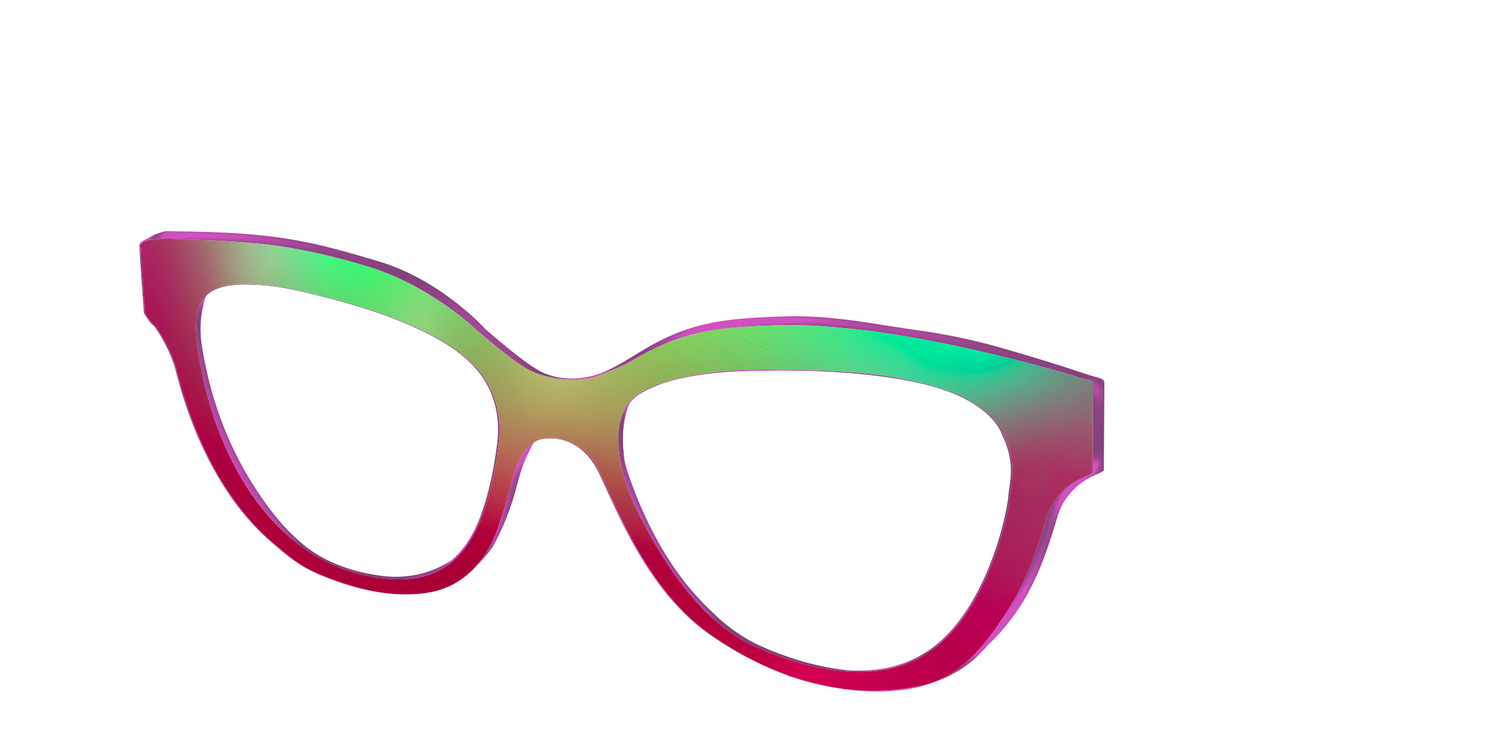 The Guava Ombre - Angle Top Image - Pair Eyewear
