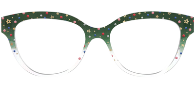 The Holiday Bauble with Foil Crystal - Front Top Thumbnail - Pair Eyewear