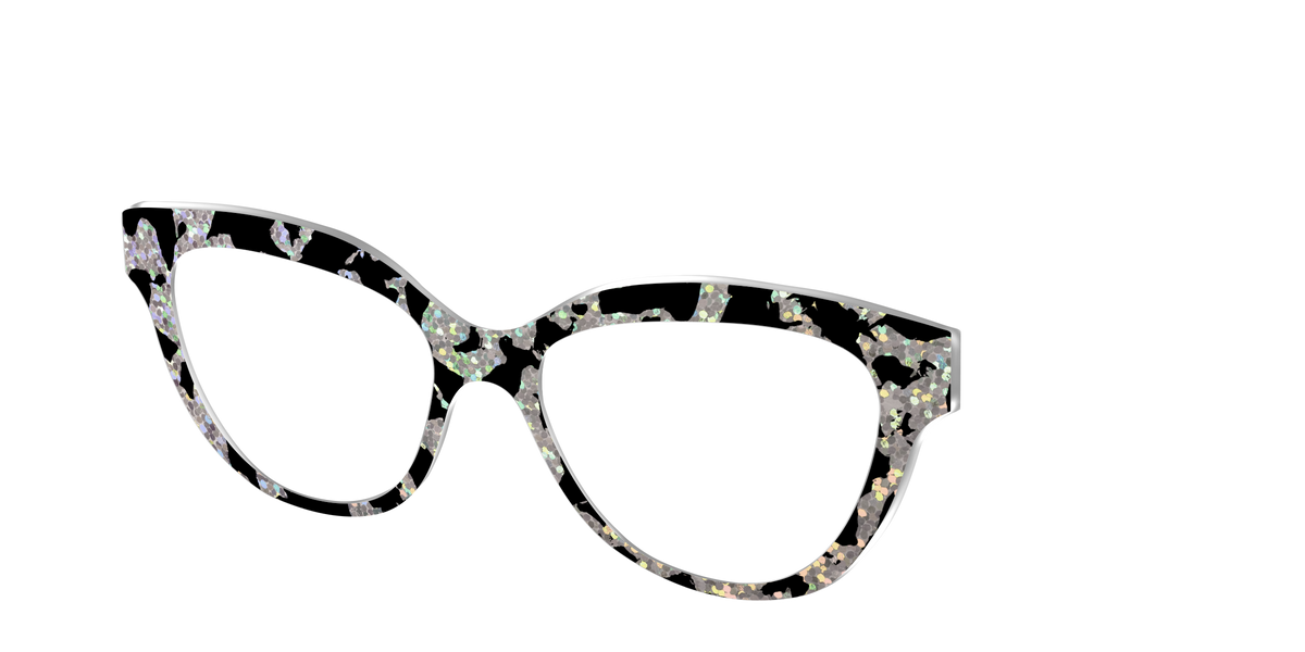 The Holographic Mottled Tortoise - Angle Top Image - Pair Eyewear
