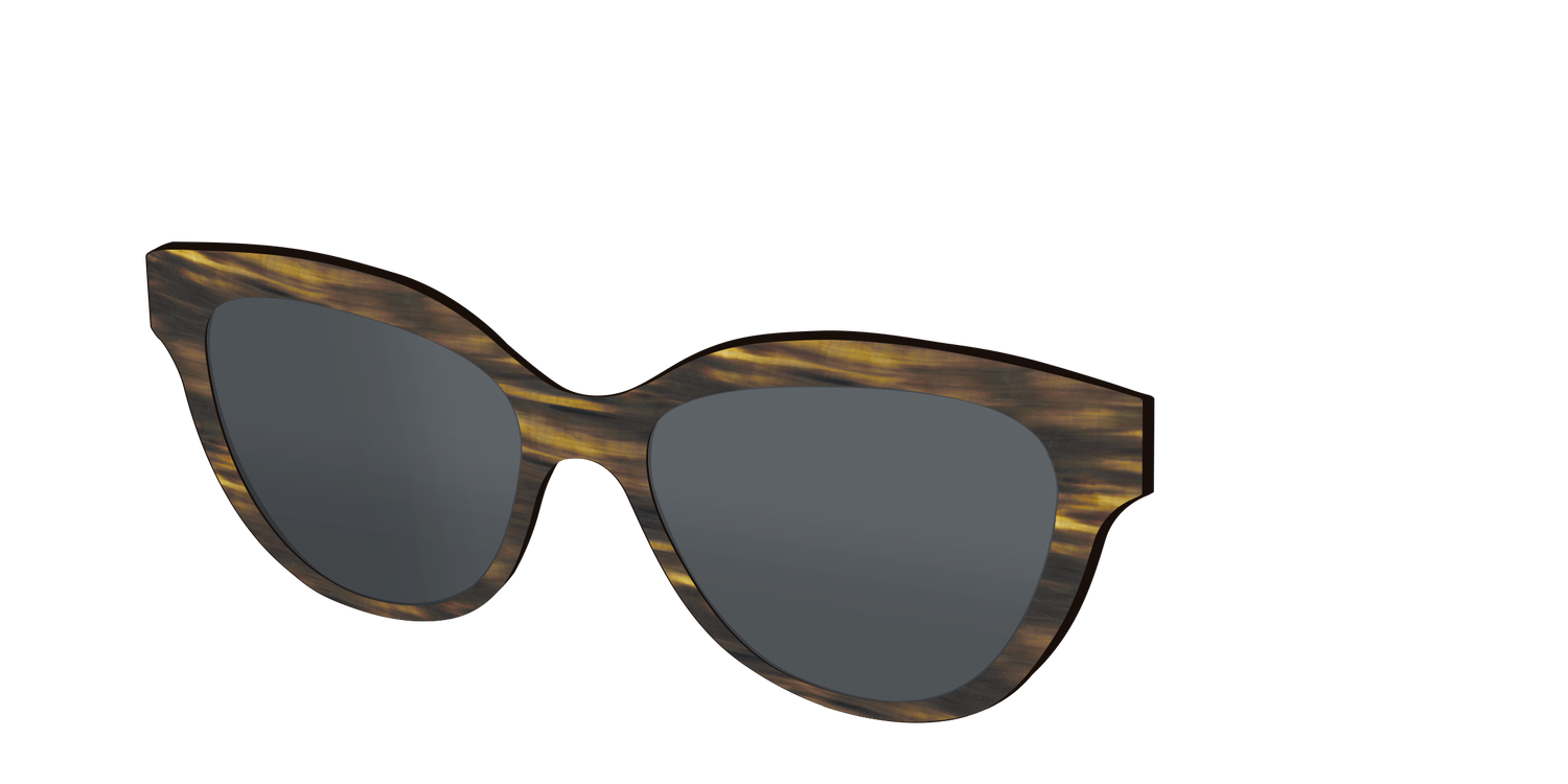 The Polarized Horn Sun Top - Angle Top Image - Pair Eyewear