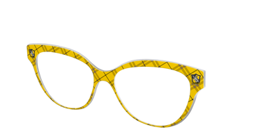 The Hufflepuff™ Plaid - Angle Top Thumbnail - Pair Eyewear