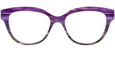 The Lilac Gradient Horn - Front Top Thumbnail - Pair Eyewear