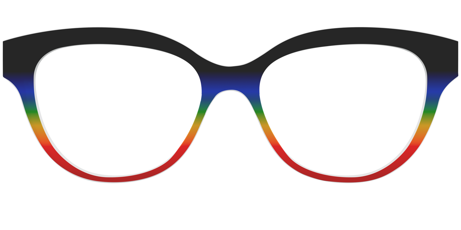 The Love Wins Gradient - Front Top Image - Pair Eyewear