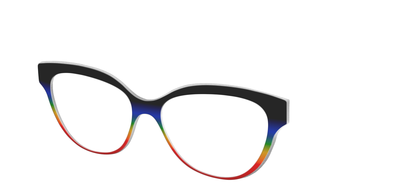 The Love Wins Gradient - Angle Top Image - Pair Eyewear