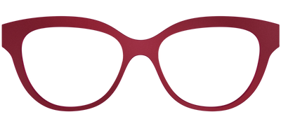 The Matte Burgundy - Front Top Thumbnail - Pair Eyewear