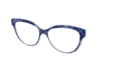 The Navy Twill Plaid - Angle Top Thumbnail - Pair Eyewear