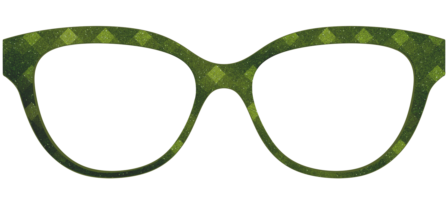 The Olive Geo - Front Top Image - Pair Eyewear