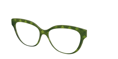 The Olive Geo - Angle Top Thumbnail - Pair Eyewear