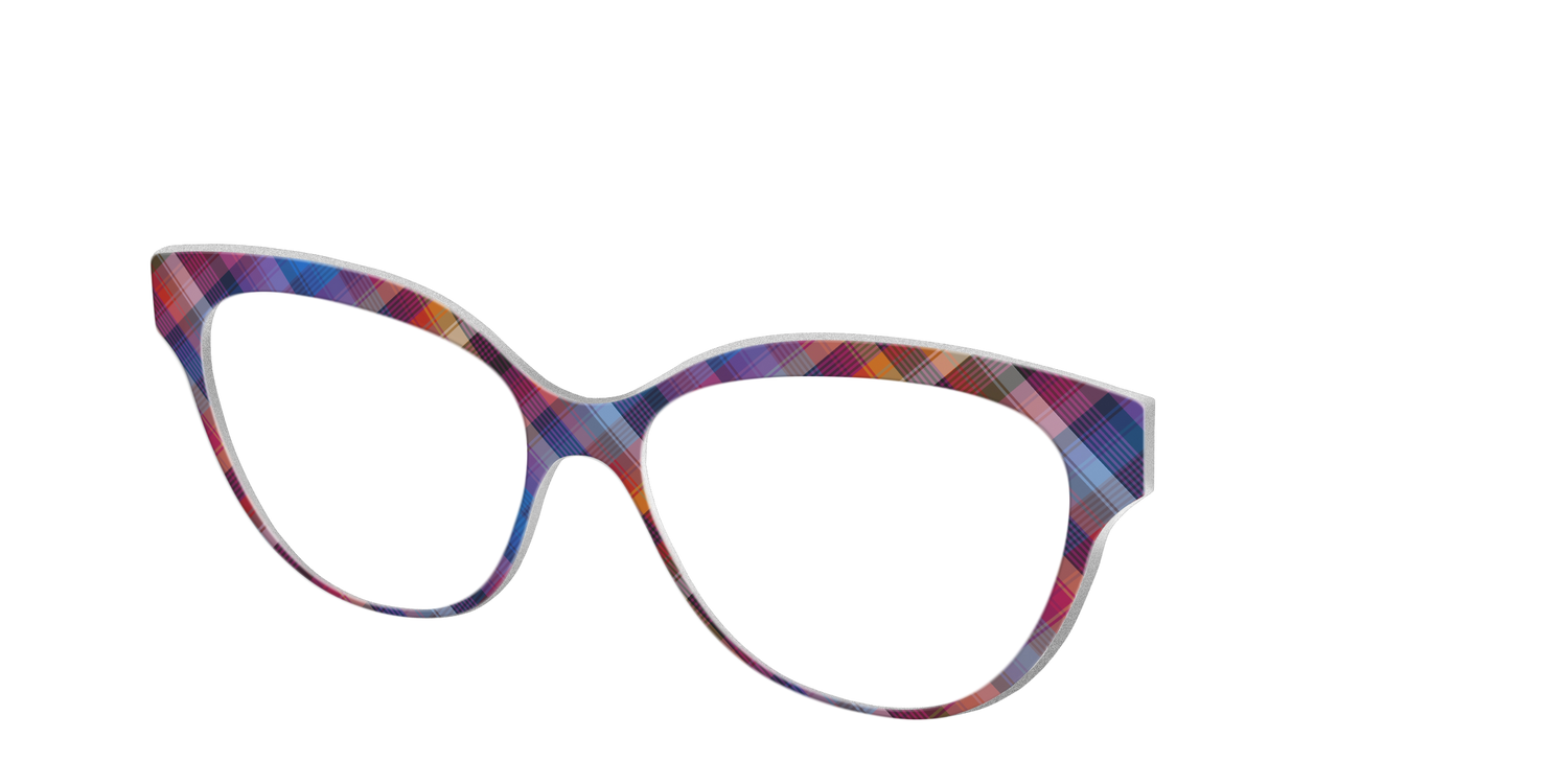 The Ombre Plaid - Angle Top Image - Pair Eyewear