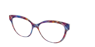 The Ombre Plaid - Angle Top Thumbnail - Pair Eyewear