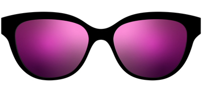 The Polarized Pink Reflective Sun Top - Front Top Thumbnail - Pair Eyewear