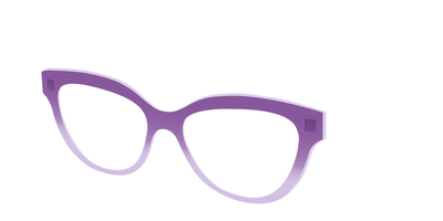 The Plum to Lilac Gradient Crystal - Angle Top Thumbnail - Pair Eyewear